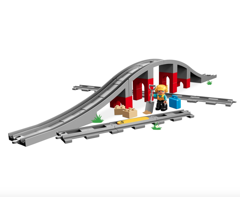 LEGO Duplo - Eisenbahn Brücke & Schienen